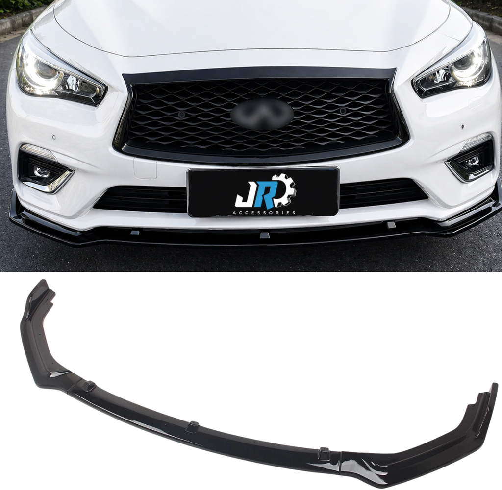 Gloss Black Front Lip – Infiniti Q50 Pure/Luxe 2018-2024