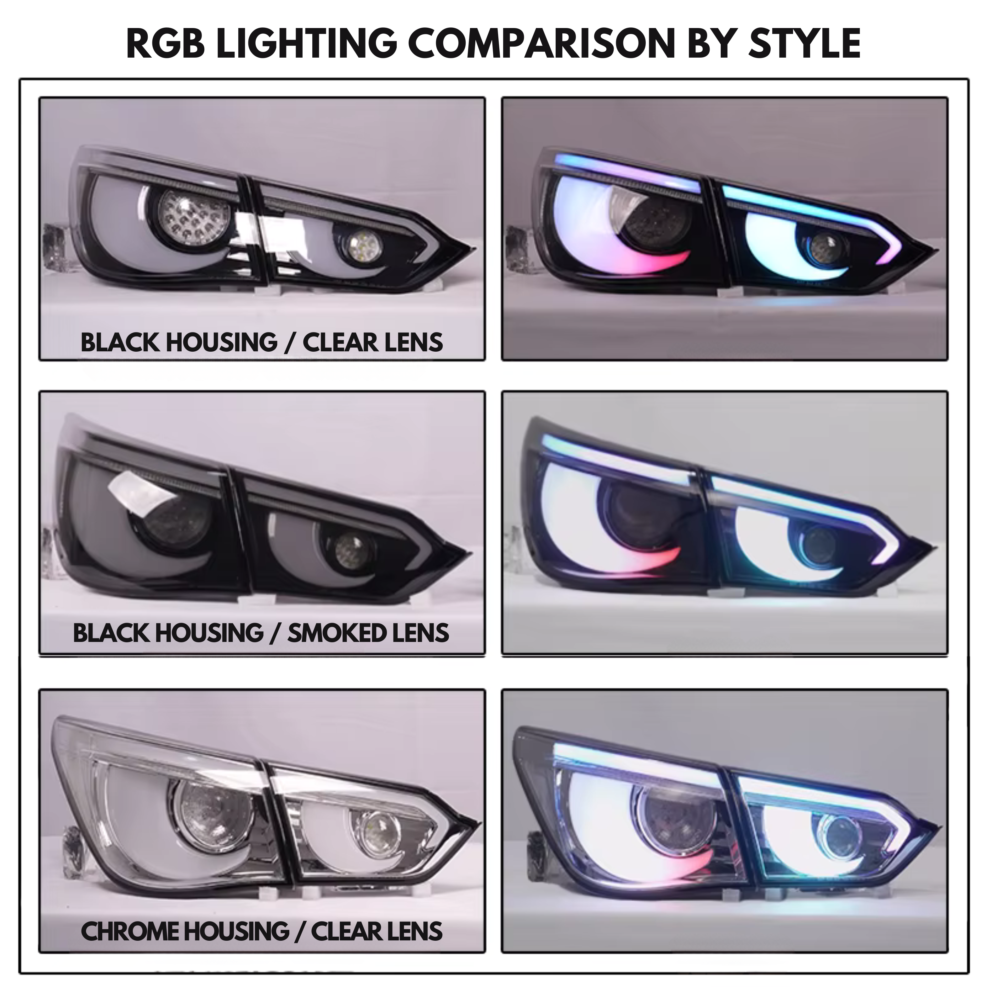 Infiniti Q50 2014–2017 RGB Flow Sequential LED Tail Lights — Plug & Play