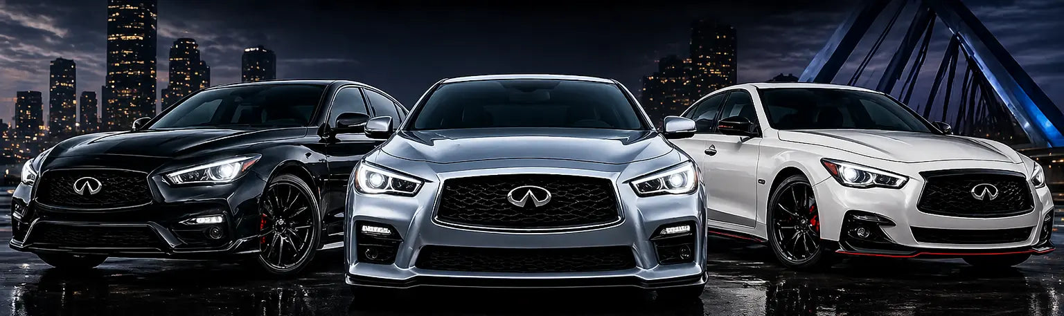Infiniti Q50, Q60 and Nissan Z performance accessories by JRAccessories